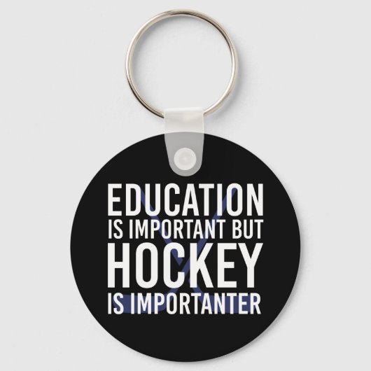 Hockey is belangrijk Funny Hockey cadeautjes Sleutelhanger (Voorkant)