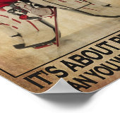 Hockey is beter dan de dag ervoor poster (Hoek)