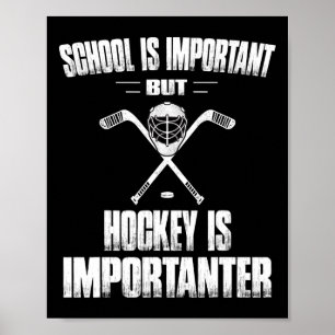 Hockey is een belangrijk geschenk voor jongens en  poster