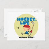 Hockey is er meer T-shirts en cadeautjes Briefkaart (Voorkant / Achterkant)