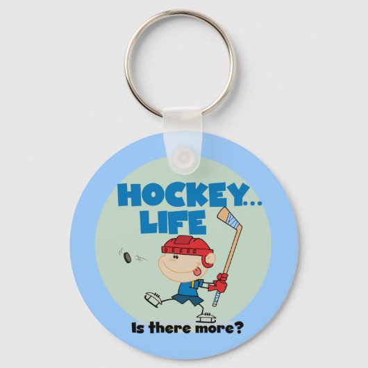 Hockey is er meer T-shirts en cadeautjes Sleutelhanger (Voorkant)