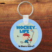 Hockey is er meer T-shirts en cadeautjes Sleutelhanger (Voorkant)