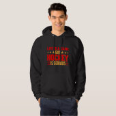 Hockey is ernstig hoodie (Voorkant volledig)