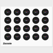 Hockey Is Gay Pride Ronde Sticker (Vel)