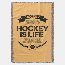 Hockey is geen levensstijl deken