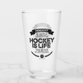Hockey is geen levensstijl glas (Achterkant)