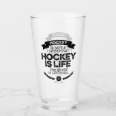 Hockey is geen levensstijl glas (Voorkant)