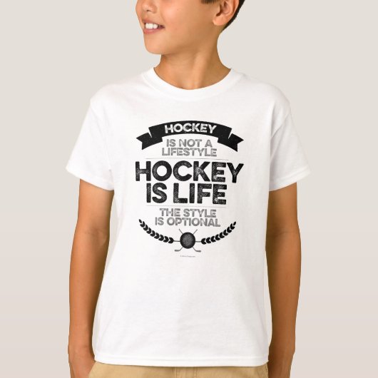 Hockey is geen T-shirt voor de levensstijl (Voorkant)