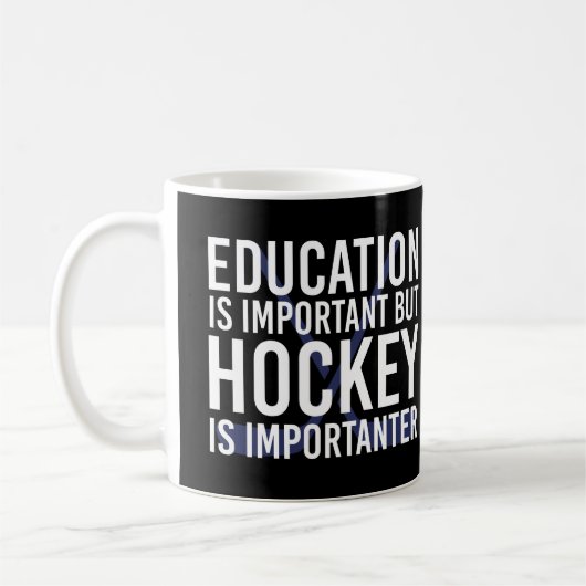 Hockey is importanter Funny Hockey gifts Koffiemok (Links)