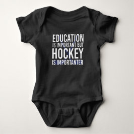 Hockey is importanter Funny Hockey gifts Romper
