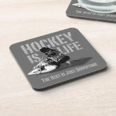 Hockey is leven bier onderzetter (Linkerzijde)