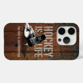 Hockey is leven Case-Mate iPhone case (Achterkant (horizontaal))