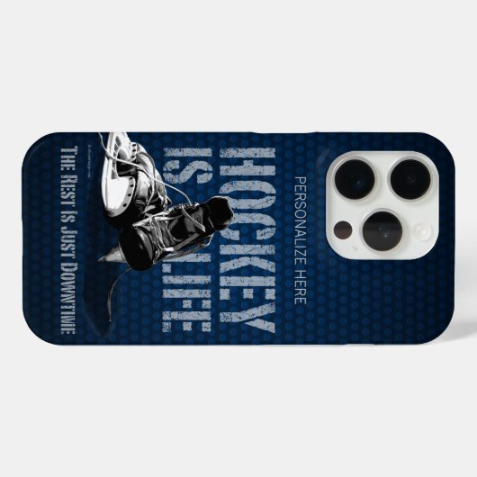Hockey is leven Case-Mate iPhone case (Achterkant (horizontaal))