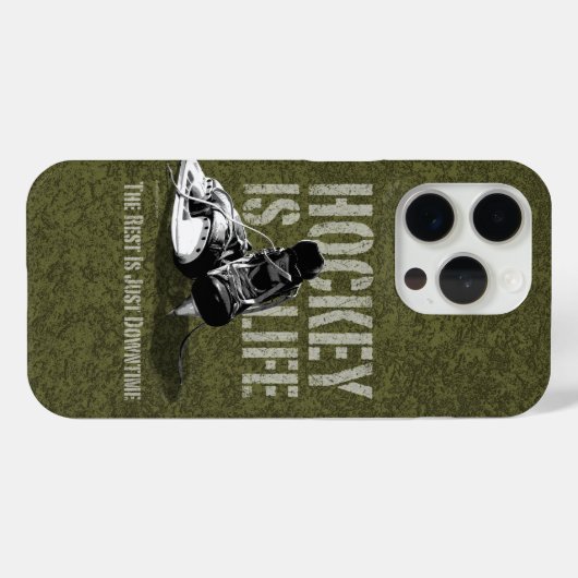 Hockey is leven Case-Mate iPhone case (Achterkant (horizontaal))