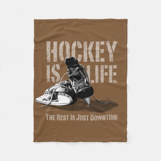 Hockey is leven fleece deken (Voorkant)