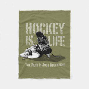 Hockey is leven fleece deken