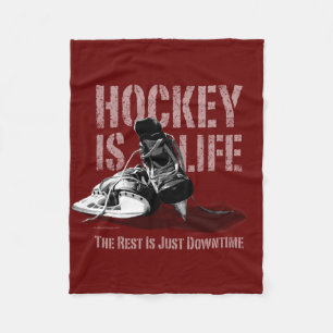 Hockey is leven fleece deken