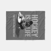 Hockey is leven fleece deken (Voorkant (Horizontaal))