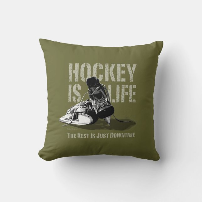 Hockey is leven kussen (Voorkant)