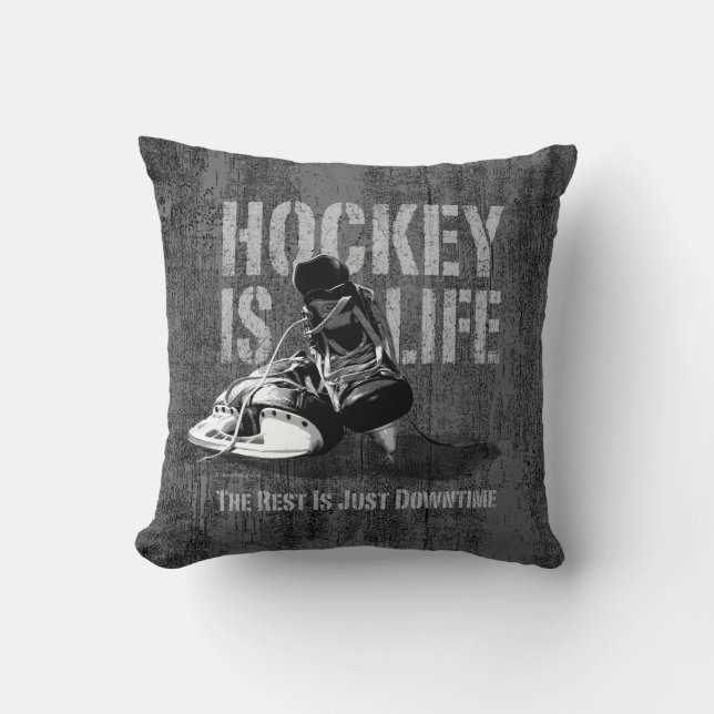 Hockey is leven kussen (Voorkant)
