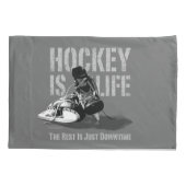 Hockey is leven kussensloop (Achterkant)