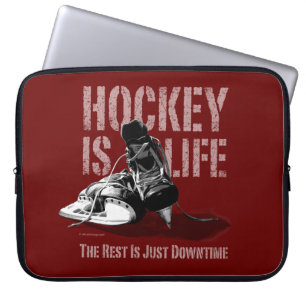 Hockey is leven laptop sleeve