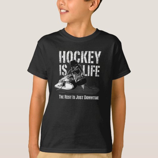 Hockey is leven t-shirt (Voorkant)