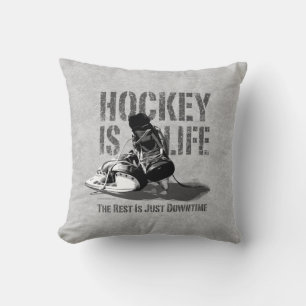 Hockey Is Leven Worpkussen Kussen