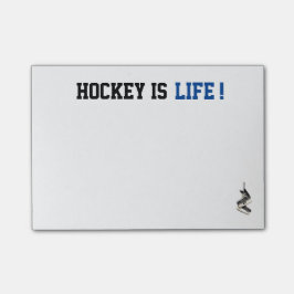 Hockey is Life Post Post-it® Notes