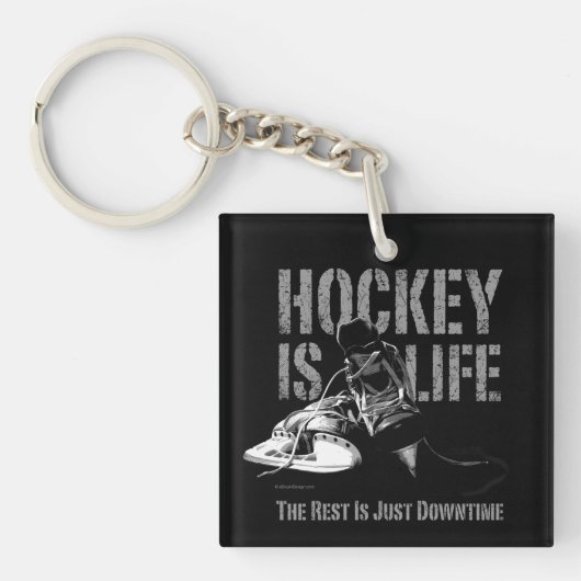 Hockey is Life Sleutelhanger (voorkant)
