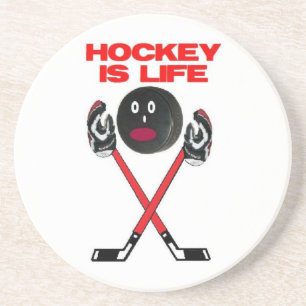 Hockey is Life Zandsteen Onderzetter