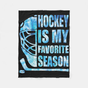 Hockey is mijn favoriete seizoen Funny jeugd vrouw Fleece Deken