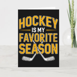 Hockey Is Mijn Favoriete Seizoen - Hockey Kaart