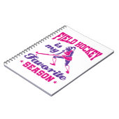 Hockey is mijn favoriete seizoen notitieboek (Linkerzijde)
