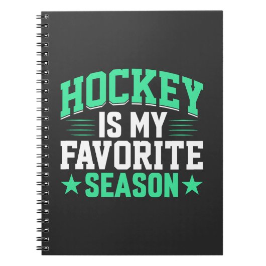 Hockey is mijn favoriete seizoen notitieboek (Voorkant)