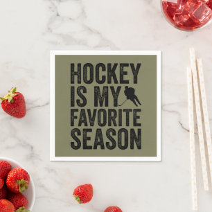 Hockey Is Mijn Favoriete Seizoen Servet