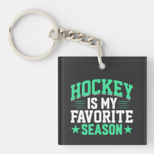 Hockey is mijn favoriete seizoen sleutelhanger