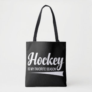 Hockey is mijn favoriete seizoen tote bag