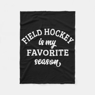 Hockey Is Mijn Favoriete Seizoen Veldhockey Lo Fleece Deken