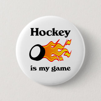 Hockey is mijn game-Button Ronde Button 5,7 Cm