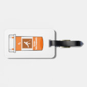 Hockey is mijn medicijn bagagelabel (Achterkant horizontaal)