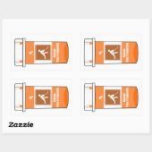 Hockey is mijn medicijn rechthoekige sticker (Vel)