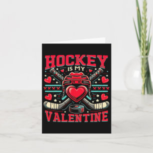 Hockey is mijn Valentijn Hockey Lover Valentijnsda Kaart