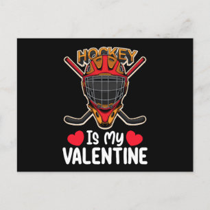 Hockey is mijn Valentijnsdag ijssport Briefkaart