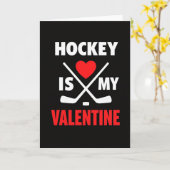 Hockey Is My Valentijnkaart Kaart (Gele Bloem)