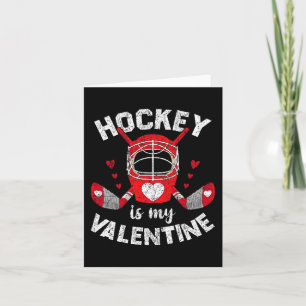 Hockey Is My Valentine Keeper IJshockey Valentijn Kaart