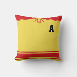 Hockey Jersey Custom Naam & Nummer Sjabloon Kussen