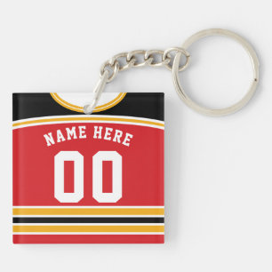 Hockey Jersey Keyring, Lacrosse Sleutelhanger