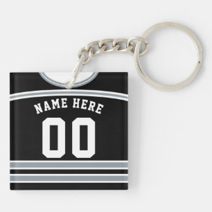 Hockey Jersey Keyring, Lacrosse Sleutelhanger