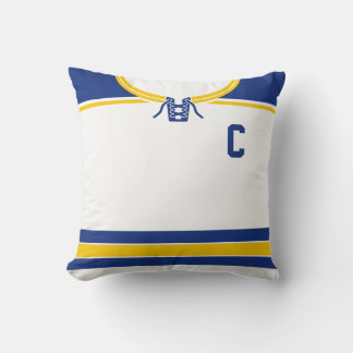 Hockey Jersey Name & Number Sjabloon Pillow Kussen